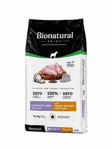 Racao Bionatural Caes R.P Ad Castrado Light Frango 10,1 Kg