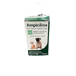 Ampicilina Inj 2g 10ml - Vetnil