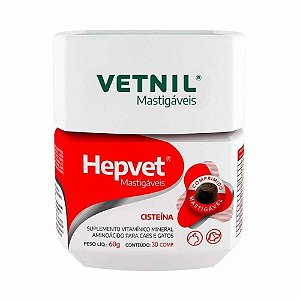 Hepvet Mastigaveis 30cp - Vetnil