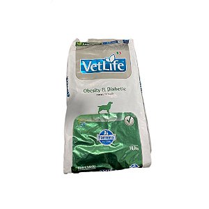 Racao Vetlife Canine Obesity & Diabetic 10,1 Kg