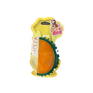 Brinquedo Mordedor Silicone Laranja - Zanella