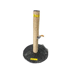 Arranhador Poste Sisal Pelucia Grande Preto