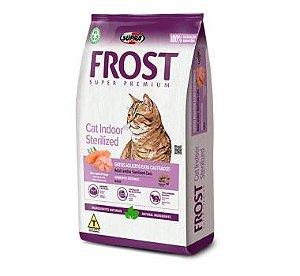 Racao Frost Cat Indoor Castrado 7,5kg