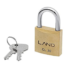 Cadeado 30mm Land Caixa Latao - Oi Brasil