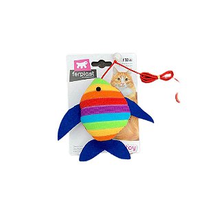 Brinquedo Pra Gato Peixe Colgante - Ferplast