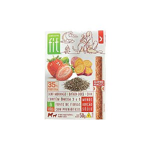 Petisco Onebyone Fit Sabor Morango Batata Doce e Chia 50g