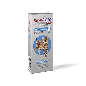 Bravecto Transdermal Plus Gatos 250mg 2,8 a 6,25kg