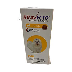 Bravecto Para Caes 112,5g 2 a 4,5kg
