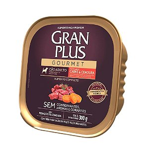 Pate Gran Plus Cao Ad Carne e Cenoura 300g