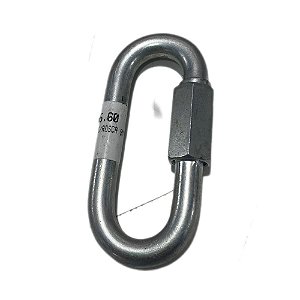 Mosquetao Com Trava Roscada 10mm - Diamaju