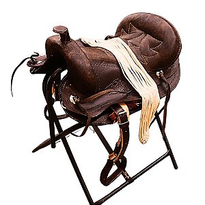 Sela Americana Marrom C/pito 2385 - Regalo Campeiro