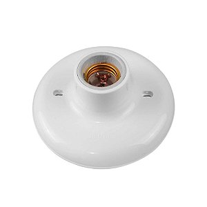 Plafon Branco C/borne Potencia Maxima 100w-250v - Pluzie