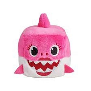 Brinquedo Pelucia Cubo Tubarao Pink - Bicho Com Luxo