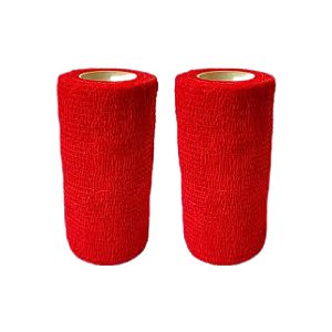 Bandagem Atadura Band-Flex - Vermelha 10cm