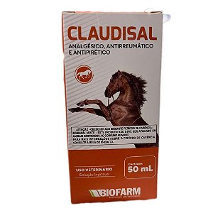 Claudisal 50 Ml - Reg. 2280/67 - Anim. de Prod - Lista Neg. - Pis/cofins 10147