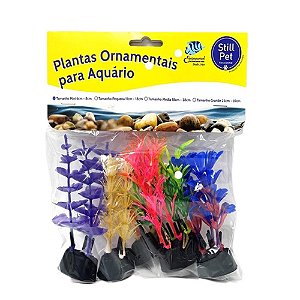 Planta Para Aquario 11cm Base Plastico- Still Pet