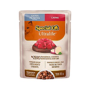 Sache Special Cat Ultralife Filhote Carne 85gr