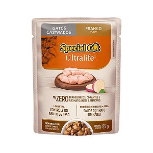 Sache Special Cat Ultralife Castrado Frango 85gr