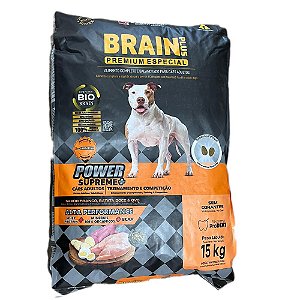 Racao Brain Plus Caes Adulto Power Supreme+ 15 Kg