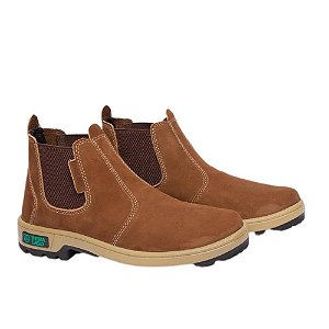 Botina Elastico Trabalho Camel 40 - Beira Lago