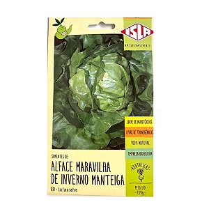 Semente Alface Maravilha de Inverno Manteiga 2,2g