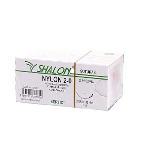 Shalon Nylon Preto N 2-0 S/ag