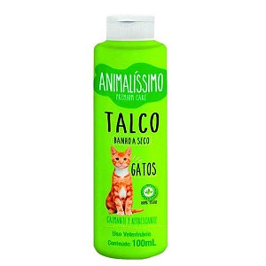 Talco Pra Gatos Animalissimo 100g - Murano