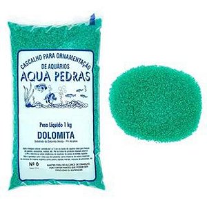 Pedras Ornamentais Aquario Verde Claro 1kg