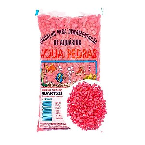 Pedras Ornamentais Aquario Vermelho 1kg