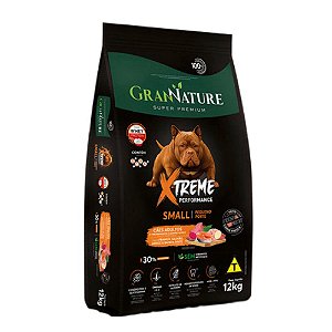 Racao Gran Nature Adulto Xtreme Peq. Racas Super Premium12kg