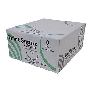 Point Suture Nylon Preto N 2-0 C/ Agulha