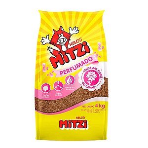 Areia Granulado Higienico Mitzi Perfumado 4kg