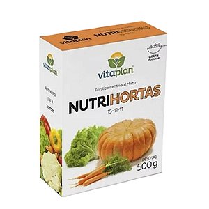 Fertilizante Nutrihortas 500gr 15-11-11 Nutriplan