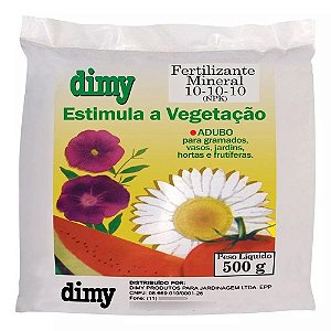 Adubo Npk 10.10.10 Dimy 500gr