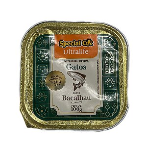 Pate Special Cat Ultralife Natal Sabor Bacalhau