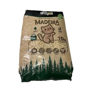 Granulado Higienico de Madeira Casspet 10kg-Cassul