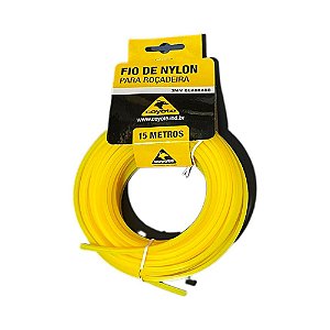 Fio de Nylon P  Rocadeira Quadrado 3mm X 15 Metros-Coyote