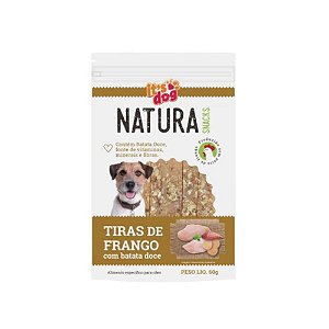 Natura Snacks Tiras de Frango C/ Batata Doce 60g-Zanelli