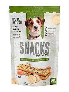 Natura Snacks Tiras de Frango C/ Batata Doce 60g
