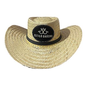 Chapeu de Palha Ginete Aba 10cm - Estilo Gaucho Ref. V24
