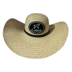 Chapeu de Palha Aredondado Aba 12cm - Cavalo Crioulo Ref. V26