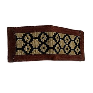 Carteira Couro Tamanho G Com Fita Pampa Larga Ref. A08