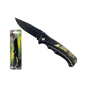 Canivete Manual Preto 15,5cm Xv-3575 - Essencial