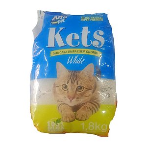 Areia Kets White Sensitive 1,8kg Alfa15