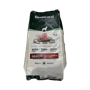 Racao Bionatural Caes R.Gg Adultos Cordeiro 15 Kg