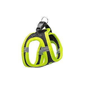 Peitoral Kaori Xs Preto/amarelo - Ferplast