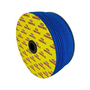 Corda Trancada Pp 8,0mm Azul Safira em Carretel - Cordaville