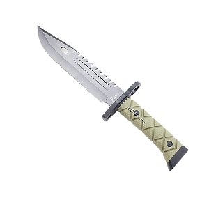 Faca Esportiva C/bainha Plastica Xv-3406