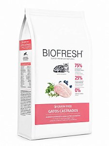 Racao Biofresh Gatos Castrados Frango 7,5kg