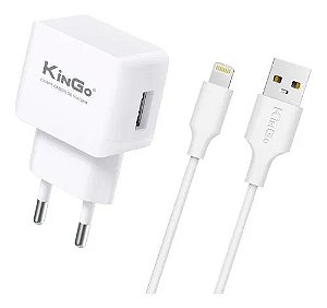 Carregador Completo Kingo Para Lightning 2.1A U201